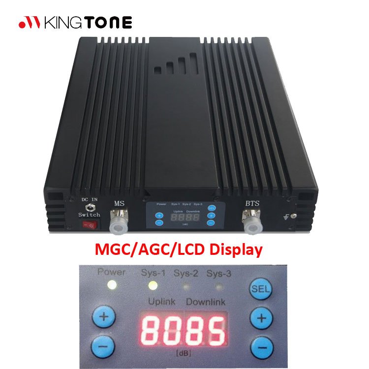 33dBm 2W Celular Tri Band Network B2 B4 B7 Amplificador 1900 AWS 1700 2600 MHz Mobile Repeater 2G 3G 4G Signal Amplifier Booster